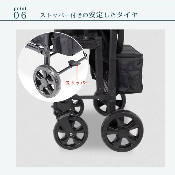ワンダーフォールド W4 エリート プロ ストローラー ワゴン キャノピー