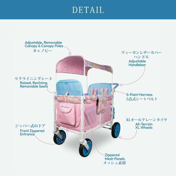 お取り寄せ/ワンダーフォールド W4 ペタルポップ ストローラー ワゴン