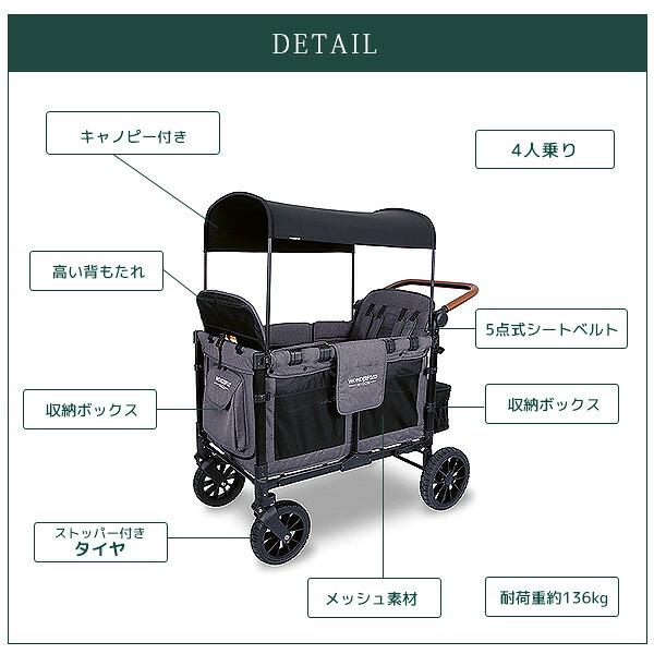 ワンダーフォールド W4 Luxe マルチファンクション ストローラー