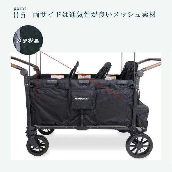 お取り寄せ/ワンダーフォールド W6 リュクス プロ ストローラー ワゴン