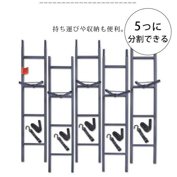 ガイドギア ツリー ラダー はしご 6.1m 20フィート スチール製 はしごツリー 梯子 木登り梯子 枝打ち 収納 サバゲー ハンティング 狩り 狩猟_3
