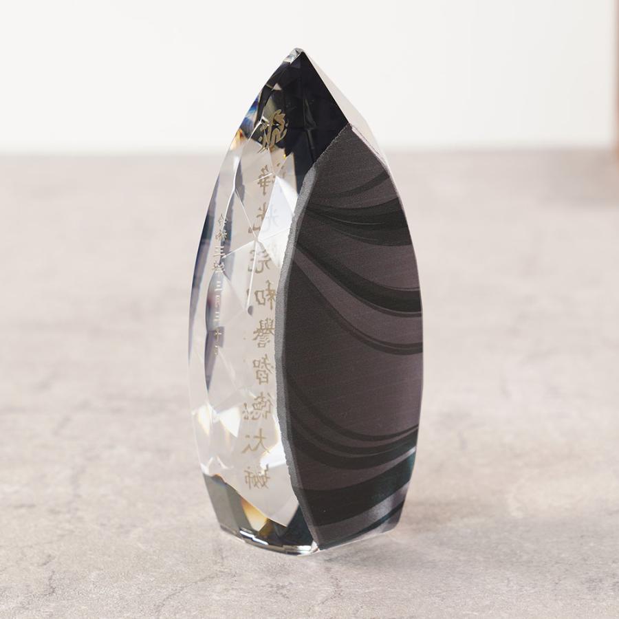 noir 黒いお位牌 クリスタル 手元供養 水子位牌 本位牌 夫婦位牌 クリスタルガラス 戒名 いひ ihai いはい 名入れ無料 |  | 04