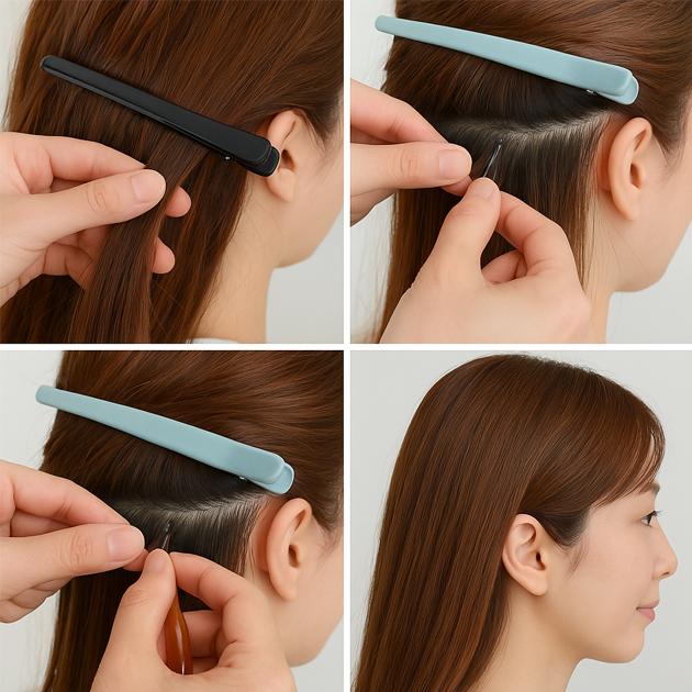 羽チップエクステ MGR50 長さ50cm 20本セット : ウィッグ・エクステ