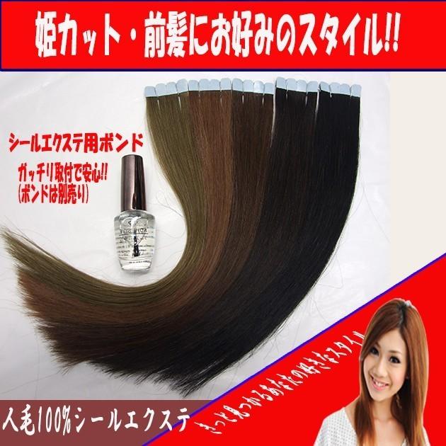 シールエクステ 人毛100% 30cm 6本セット 1cm の切れ目有 カット シールエクステ 人毛100% 30cm 6本セット 1cm の切れ目有 カット
