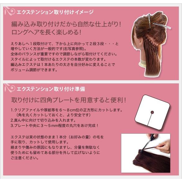 人毛100% 毛束エクステンションssr038 38cm 60g : ウィッグ 人毛100% 毛束エクステンションssr038 38cm 60g : ウィッグ