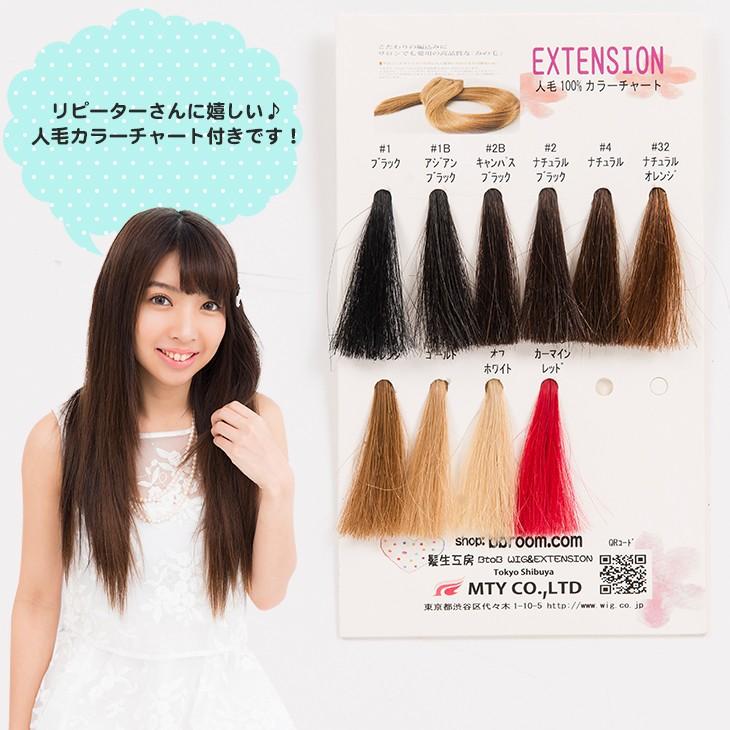 人毛100% 毛束エクステンションssr050 50cm 40g : ウィッグ 人毛100% 毛束エクステンションssr050 50cm 40g : ウィッグ