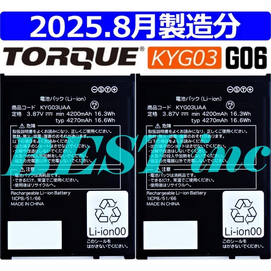 KYOCERA（京セラ） 互換品・お得な2個セット＜ 新品 ＞au TORQUE G06