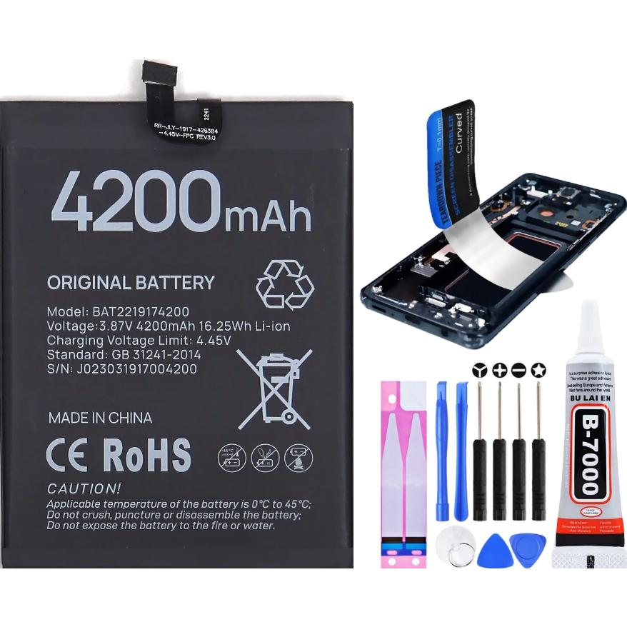 Rétro Coque pour Doogee S96 Pro Etui Portefeuille en Cuir Fermeture Magnétique Porte Folio pour