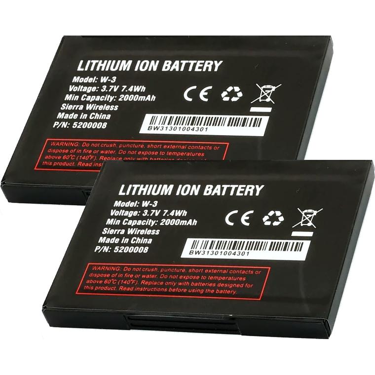 互換品・お得な２個セット［ 新品 ］NETGEAR AirCard 760S 762S 763S 785S AC785-100JPS / W-3 5200008 / ネットギア バッテリー容量:2000mAh 電圧制限:3.7V # | NETGEAR