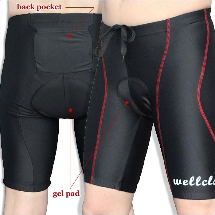 Wellcls サイクルパンツ メンズ ゲルパッド付 自転車 サイクルジャージ サイクルウェア サイクリングパンツ ロードバイク レーサーパンツ WL-BB002 |  | 16