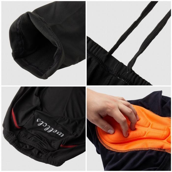 Wellcls 秋冬用 サイクルパンツ メンズ ゲルパッド付 裏起毛 自転車 サイクルジャージ サイクルウェア レーサーパンツ ロードバイク WL-BB032 |  | 04