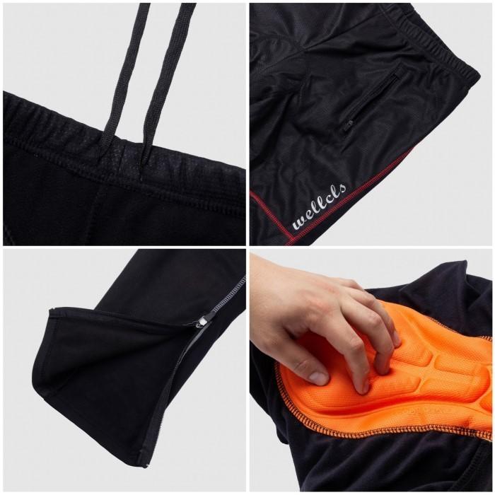 【新品】Wellcls 冬用サイクルジャージ 防風 防寒 裏起毛 上下セット L Wellcls 冬用 防風 サイクルジャージ 上下セット メンズ 自転車