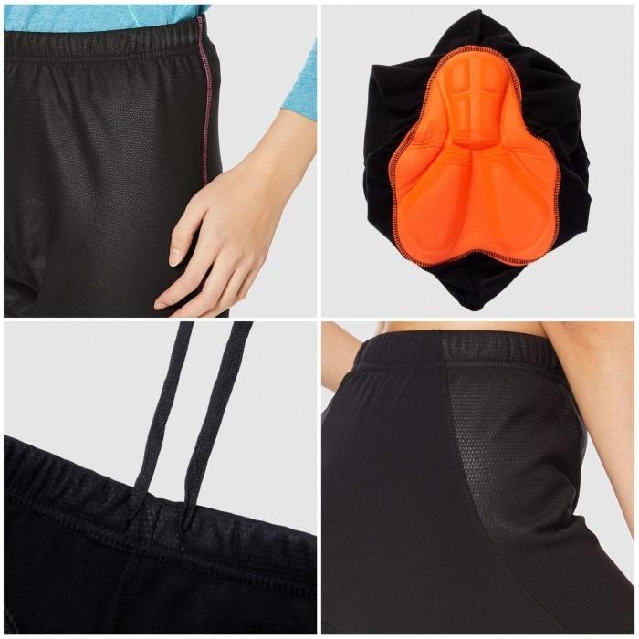 Wellcls レディース 冬用 防風 サイクルパンツ ゲルパッド付