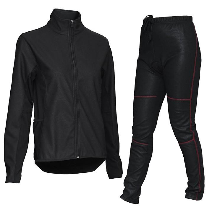 Wellcls レディース 冬用 防風 サイクルジャージ 上下セット 自転車 サイクルウェア サイクルジャケット 上下 ロードバイク 防寒 裏起毛 長袖 WL-BB043 |  | 13