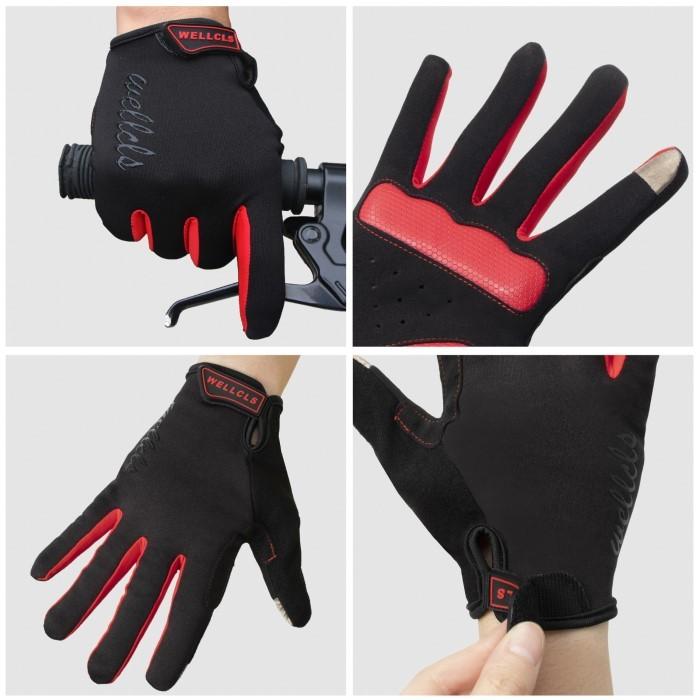 Wellcls サイクルグローブ サイクリンググローブ 自転車 ロードバイク 手袋 自転車グローブ フルフィンガー メンズ レディース 男女兼用 WL-BB051 |  | 08