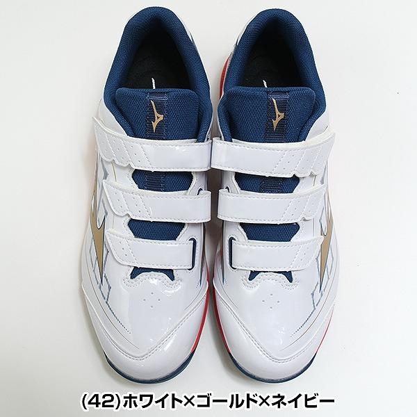 Mizuno トレーニングシューズ ホワイト ベルクロ MIZUNO 【サイズ交換送料無料】レッド×ホワイト ミズノ 野球