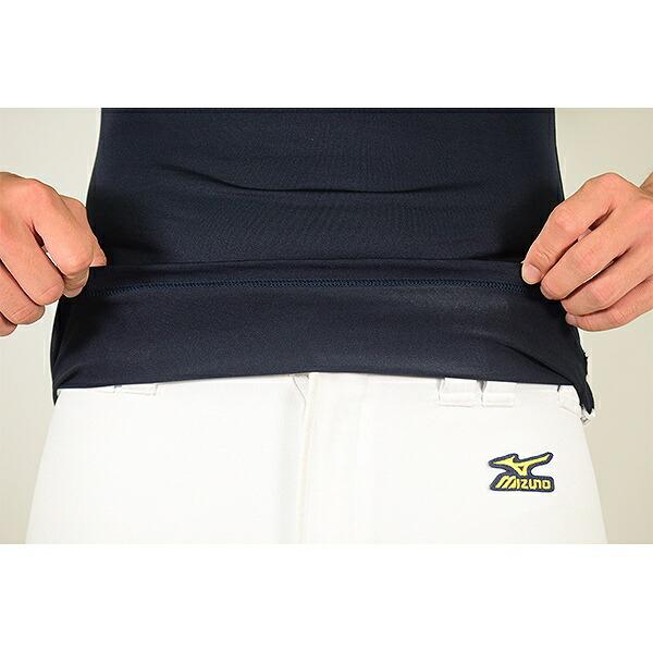 MIZUNO 野球 アンダーシャツ 半袖 丸首 フィット ミズノ
