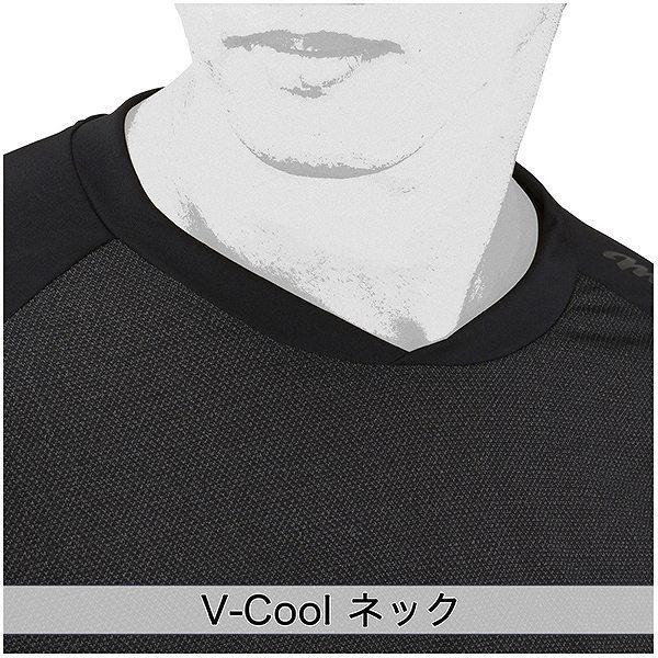 野球 アンダーシャツ 大人 長袖 Vネック ゆったり ミズノプロ ドライエアロフロー KUGEKI ICE 空隙 V-Coolネック 12JA2P14 アンダーシャツ名入れ有料可(U) | MIZUNO | 06