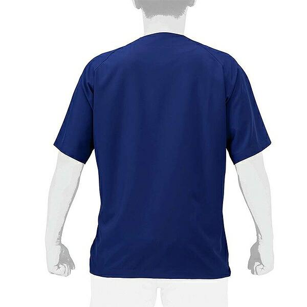 【新品未使用】MIZUNOトレーニングジャケットO sizeネイビー MIZUNO（ミズノ） 野球 トレーニングジャケット Tシャツ 大人