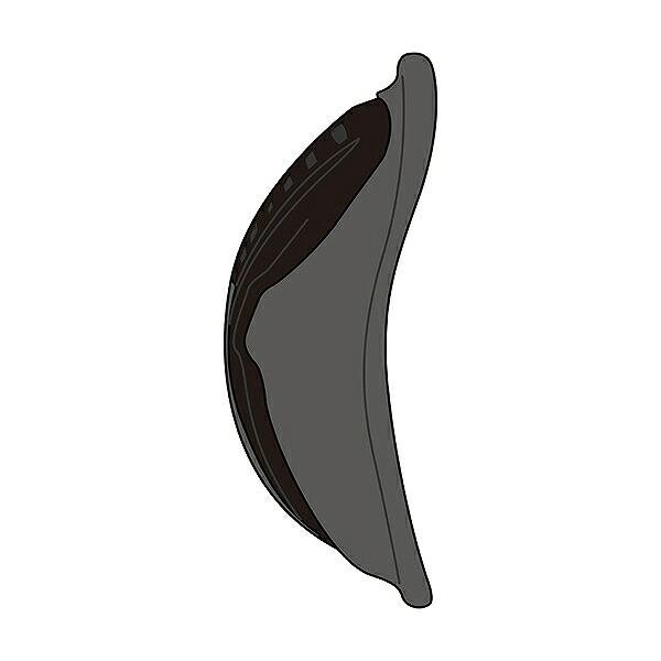 MIZUNO（ミズノ） 野球 ファウルカップ Mサイズ 大人 メンズ ブラック
