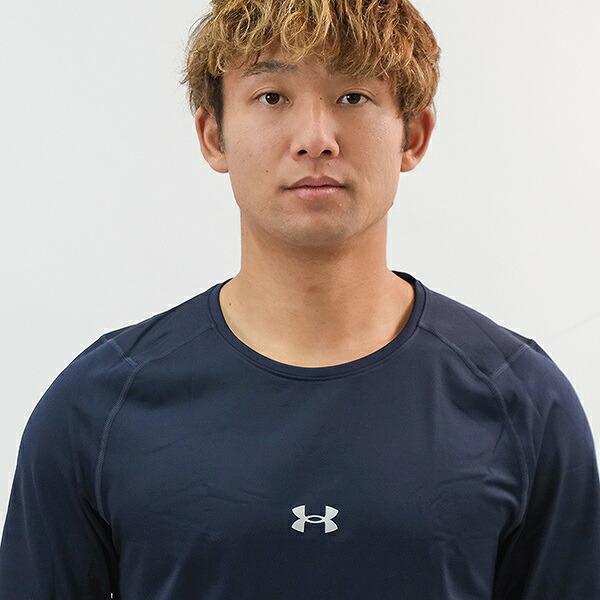 野球 アンダーシャツ 長袖 丸首 フィット アンダーアーマー UNDER ARMOUR UAコールドギア フィッティド コンフォート ロングスリーブ インナーシャツ 1375375 | UNDER ARMOUR | 08