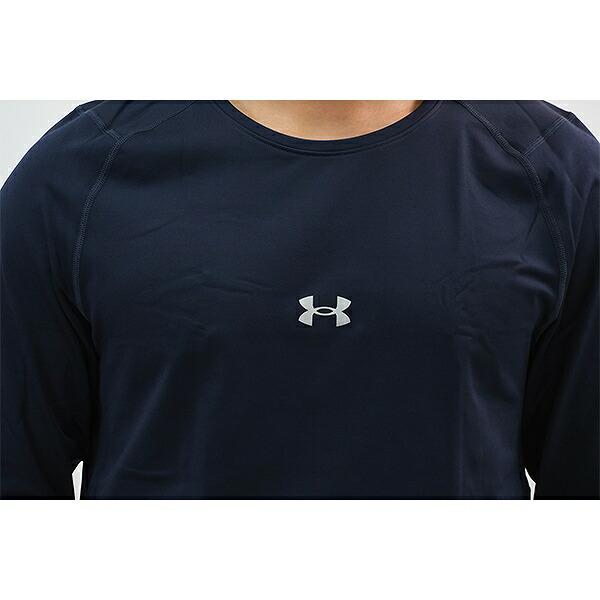 野球 アンダーシャツ 長袖 丸首 フィット アンダーアーマー UNDER ARMOUR UAコールドギア フィッティド コンフォート ロングスリーブ インナーシャツ 1375375 | UNDER ARMOUR | 09