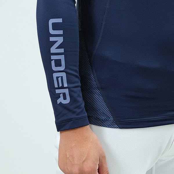 野球 アンダーシャツ 冬用 長袖 丸首 フィット アンダーアーマー UAコールドギアアーマー クルー ノベルティシャツ 1375529 アンダーシャツ名入れ有料可(U) | UNDER ARMOUR | 11