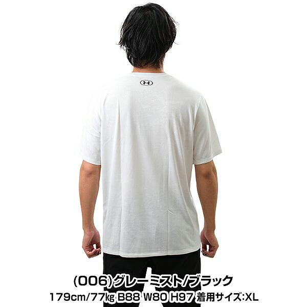 Tシャツ 半袖 丸首 メンズ ルーズフィット アンダーアーマー UAテック ベント ジャカード ショートスリーブTシャツ ストレッチ 抗菌防臭 1377052｜bbtown｜08