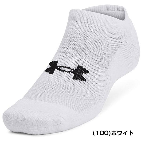 アンダーアーマー 靴下 UAトレーニング コットン ノーショー ソックス 3足セット くるぶし丈 1386313 | UNDER ARMOUR | 03