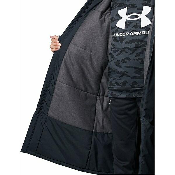 UNDER ARMOUR 野球 中綿ベンチコート ジュニア フード付き UNDER ARMOUR 野球 中綿ベンチコート ジュニア フード付き