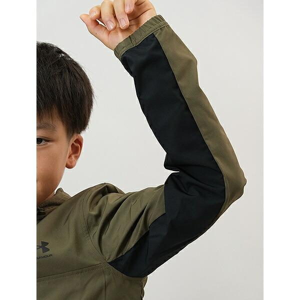 野球 ウィンドブレーカー 子供 上下セット ジャケット ロングパンツ セットアップ アンダーアーマー UNDER ARMOUR フード付き フーディ トレーニングウェア_8