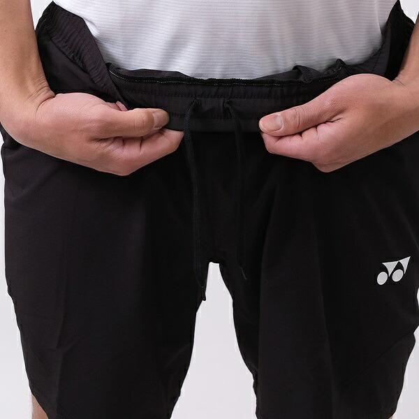 YONEX バドミントンパンツ 黒　ハーフパンツ　リンダン YONEX（ヨネックス） テニス バドミントン ハーフパンツ ユニハーフ