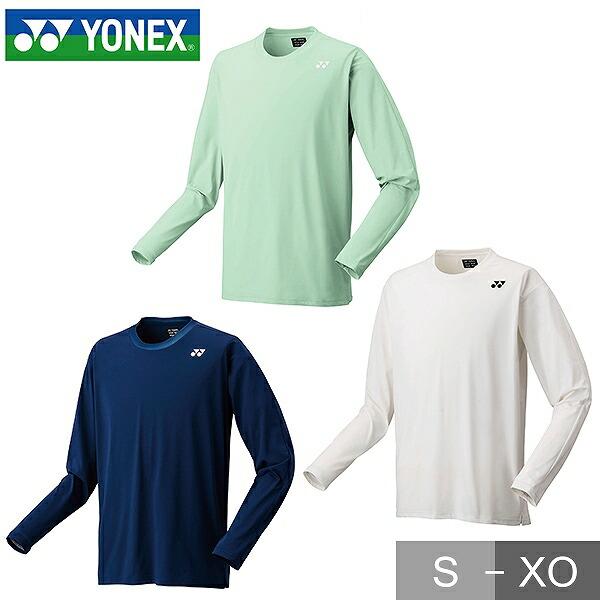 ヨネックス テニス バドミントン ユニロングスリーブTシャツ メンズ レディース 男女兼用 長袖 練習用 プラクティス ロングTシャツ ロンT ドライ 吸汗速乾 | YONEX