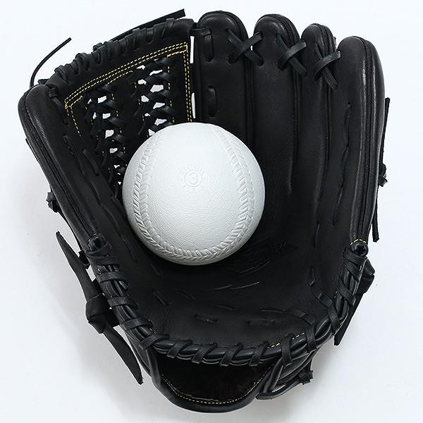 ZETT 軟式野球グローブ 右投げ 黒 少年野球 おまけ保革剤付き 2025