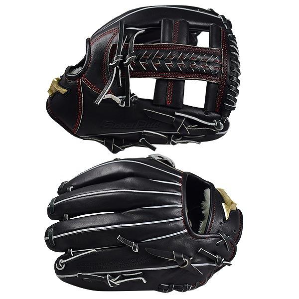 Mizuno Global Elite 野球グローブ 黒 レザー Global Elite JAPAN-グローバルエリート ジャパン - 軽量感にも