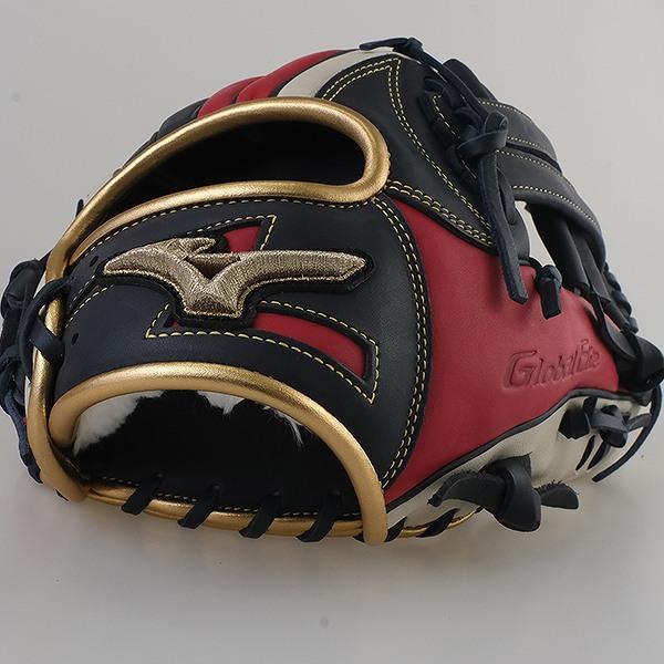 Global Elite 軟式グローブ 赤 30日まで限定値下げ Global Elite 送料無料 ミズノ グローブ メンズ レディース 軟式