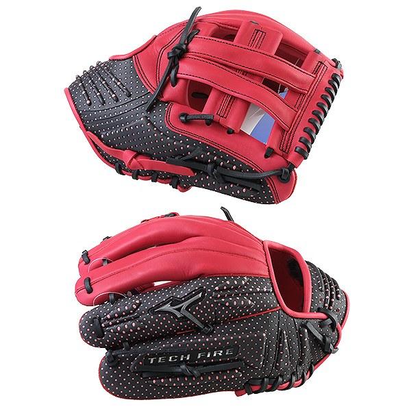 MIZUNO（ミズノ） 交換無料 野球 軟式用 TECH FIRE オールラウンド用