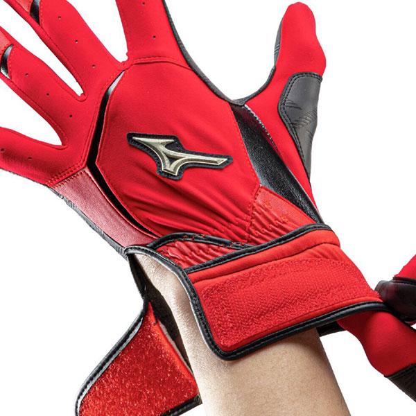 MIZUNO（ミズノ） 交換無料 野球 バッティンググローブ 白 両手 大人