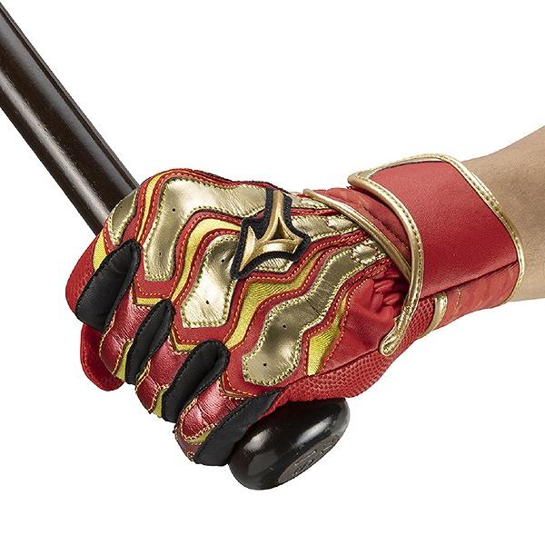 ミズノプロバッティンググローブ(両手用) MIZUNO 交換無料 野球 バッティンググローブ 大人 両手用