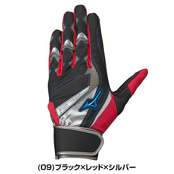 MIZUNO 交換無料 野球 バッティンググローブ 子供 両手用 白あり