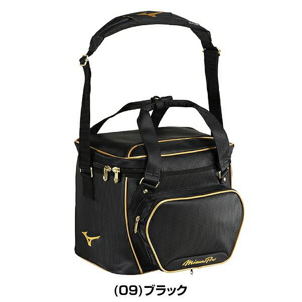 野球 MP ボールケース 28L ミズノプロ MIZUNO PRO ボールバッグ 硬式球・軟式球5ダース ソフトボール2ダース収納可能 肩掛け 1FJBD001 バッグ刺繍有料可(B)の画像