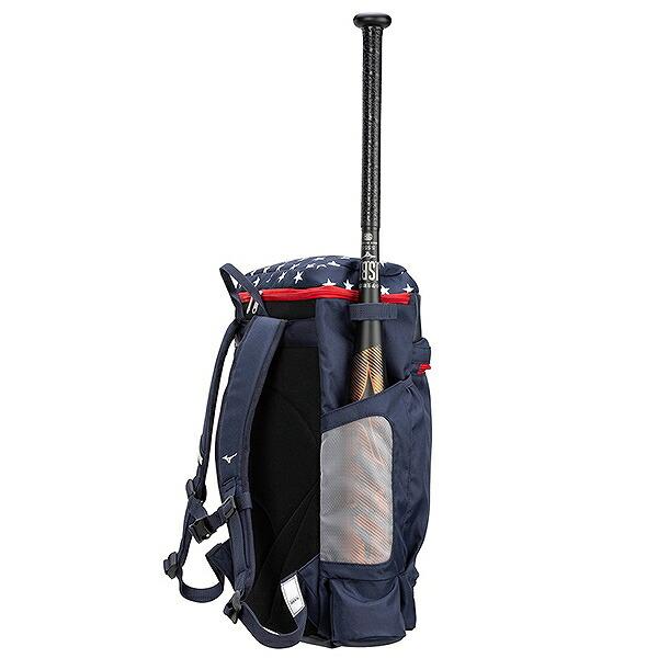 交換無料 野球 リュック ジュニア 大容量 大型 ミズノ MIZUNO グローバルエリート USAバックパックJr. 約30L バット1本収納可 1FJDC950 野球バック 野球バッグ | MIZUNO | 12