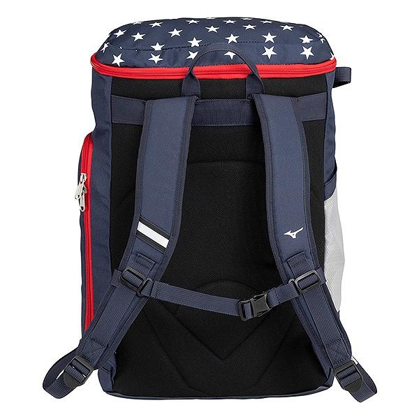 交換無料 野球 リュック ジュニア 大容量 大型 ミズノ MIZUNO グローバルエリート USAバックパックJr. 約30L バット1本収納可 1FJDC950 野球バック 野球バッグ | MIZUNO | 04
