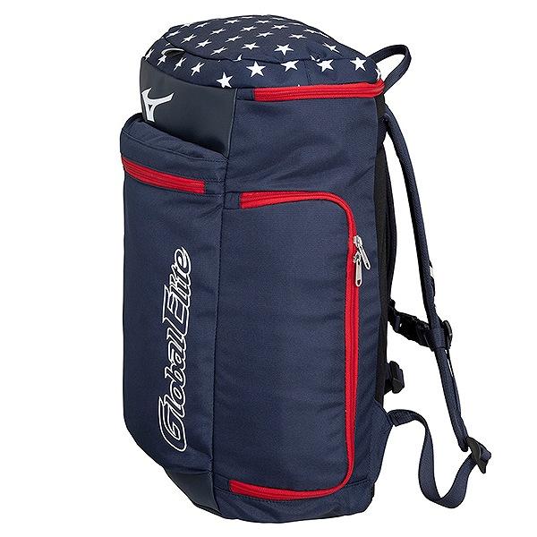交換無料 野球 リュック ジュニア 大容量 大型 ミズノ MIZUNO グローバルエリート USAバックパックJr. 約30L バット1本収納可 1FJDC950 野球バック 野球バッグ | MIZUNO | 06