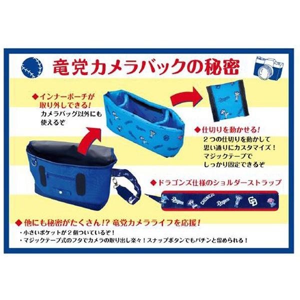 MIZUNO（ミズノ） 竜党 カメラバッグ 1FJRFD9200 野球 球団グッズ 中日