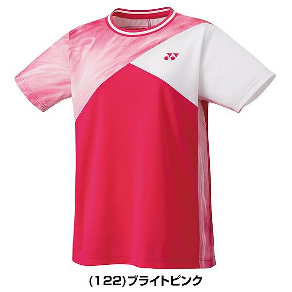 ヨネックス テニス バドミントン ゲームシャツ 半袖 丸首 レディース ウィメンズゲームシャツ レギュラー 女性用 日本バドミントン協会審査合格品 UVカット 冷感 | YONEX | 01