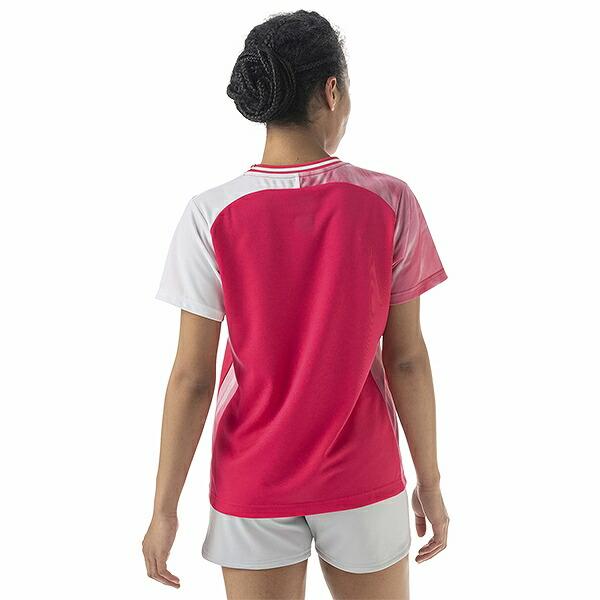 ヨネックス テニス バドミントン ゲームシャツ 半袖 丸首 レディース ウィメンズゲームシャツ レギュラー 女性用 日本バドミントン協会審査合格品 UVカット 冷感 | YONEX | 04