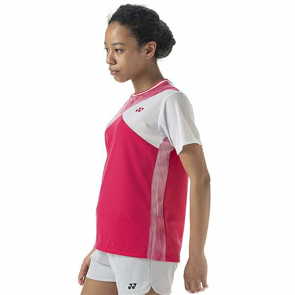 ヨネックス テニス バドミントン ゲームシャツ 半袖 丸首 レディース ウィメンズゲームシャツ レギュラー 女性用 日本バドミントン協会審査合格品 UVカット 冷感 | YONEX | 05