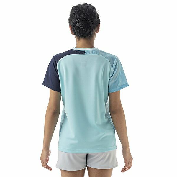 ヨネックス テニス バドミントン ゲームシャツ 半袖 丸首 レディース ウィメンズゲームシャツ レギュラー 女性用 日本バドミントン協会審査合格品 UVカット 冷感 | YONEX | 08