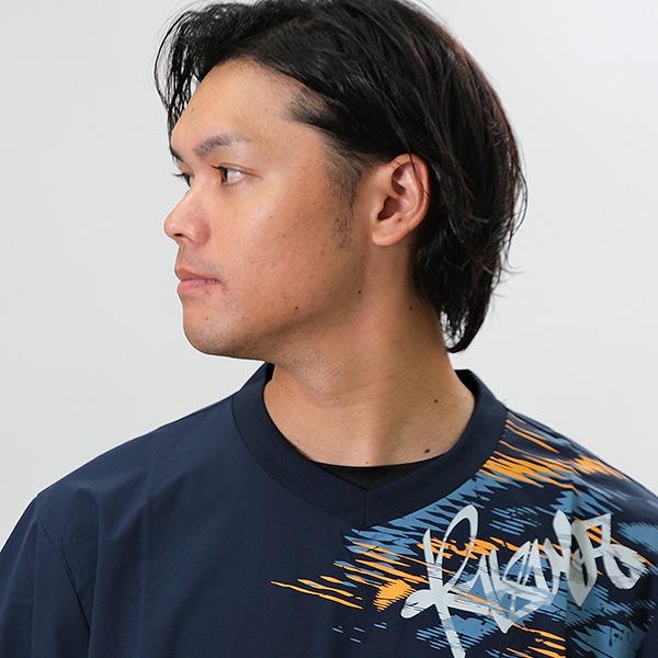 ASICS（アシックス） 野球 Tシャツ 大人 ストレッチVジャン ベース